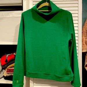 EUC Dudley Stephens medium park slope terry fleece Kelly green